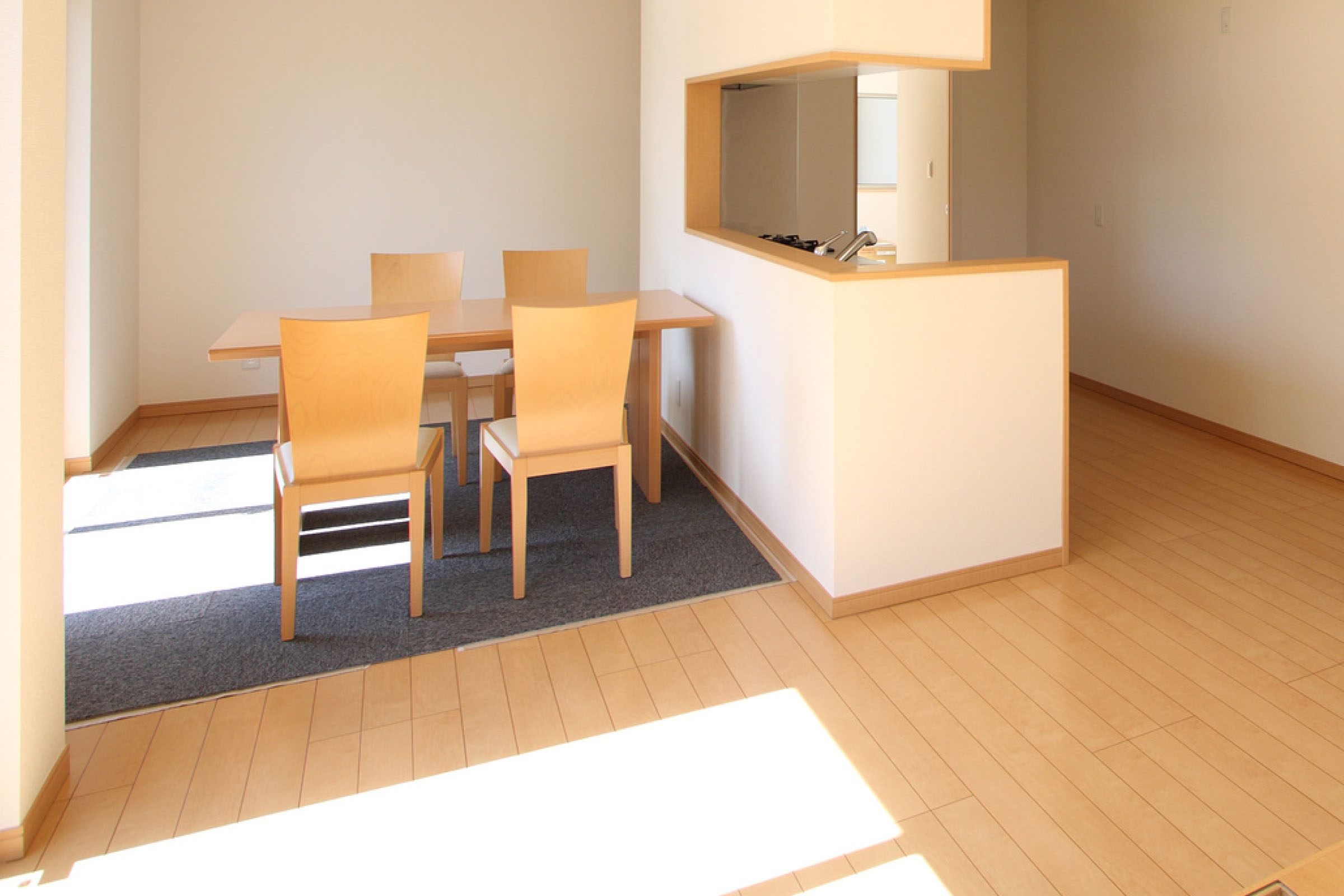 自然光が差し込む快適な住空間