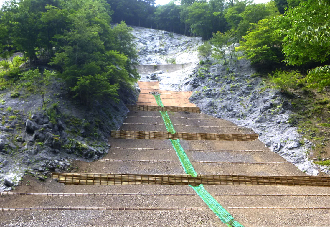 ODウッド  土留工