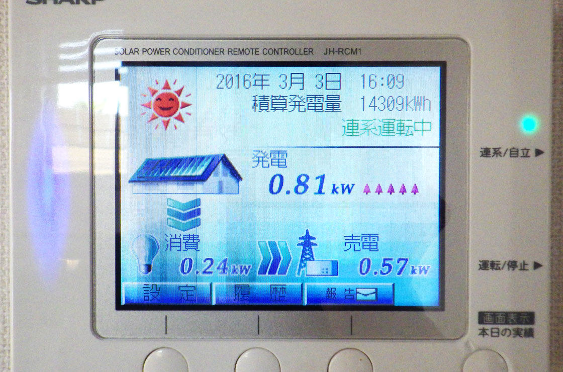 電気使用量削減